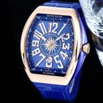 Franck Muller Factory V45 SC DT Gold steel case Diameter 54mm watch